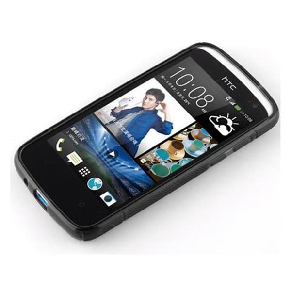 HTC Desire 500 Skal Fodral Skal Mobilskydd av flexibelt TPU-silikon Case Cover