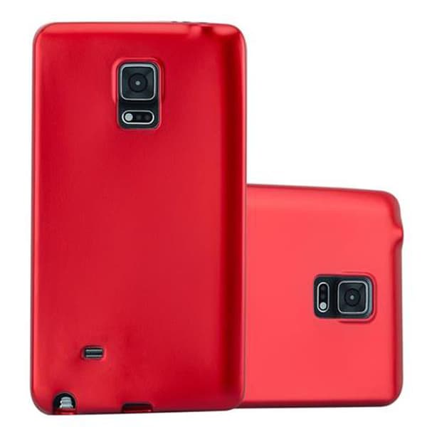 Samsung Galaxy NOTE EDGE Skal Fodral Mobilskydd av flexibelt TPU-silikon METALLISKT RÖD