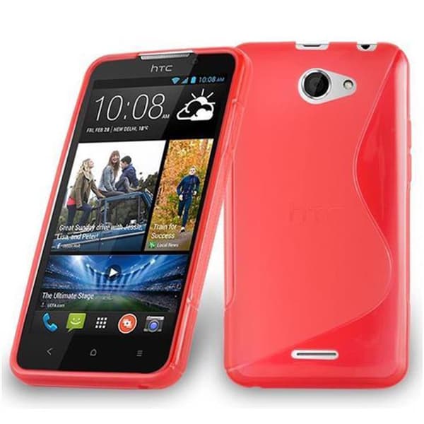 HTC Desire 316 / 516 Etui Case Cover () CANDY ÆBLE RØD