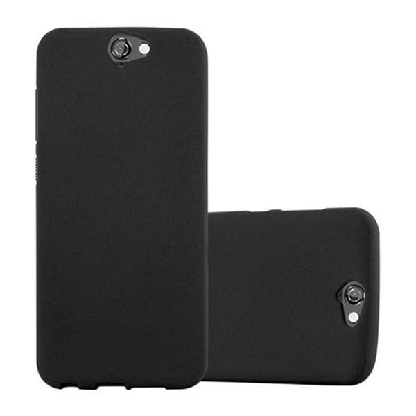 HTC ONE A9 Suojakuori Suojakotelo Case Cover FROST MUSTA