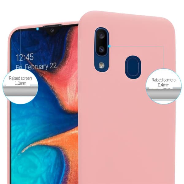 Samsung Galaxy A10e / A20e Skal Fodral Case Cover Mobilskydd av flexibelt TPU-silikon