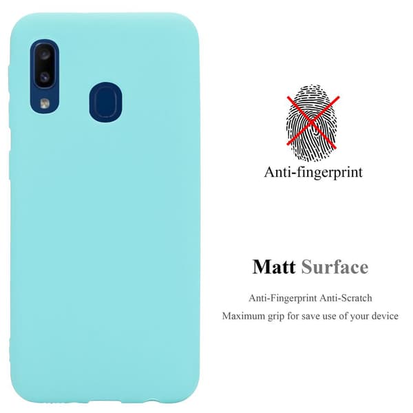 Samsung Galaxy A10e / A20e Skal Fodral Case Cover Mobilskydd av flexibelt TPU-silikon