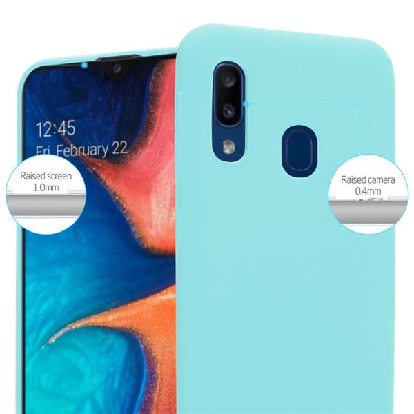 Samsung Galaxy A10e / A20e Skal Fodral Case Cover Mobilskydd av flexibelt TPU-silikon