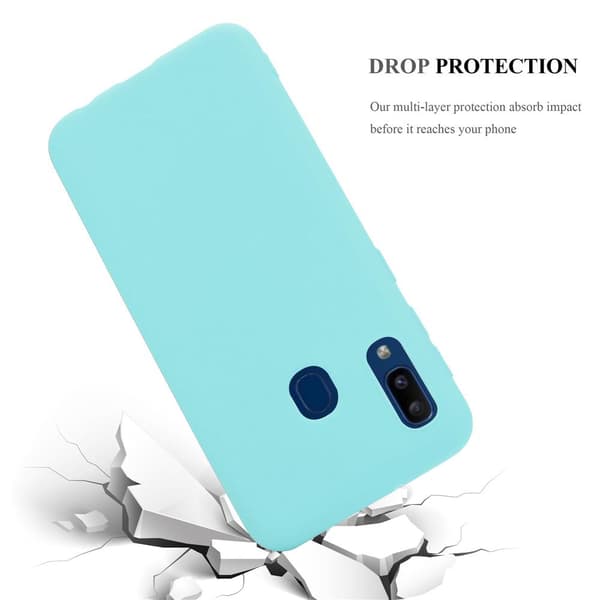 Samsung Galaxy A10e / A20e Skal Fodral Case Cover Mobilskydd av flexibelt TPU-silikon