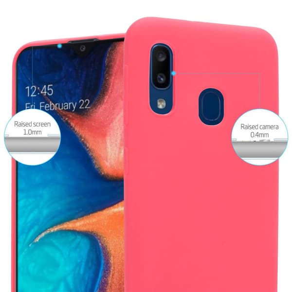 Samsung Galaxy A10e / A20e Skal Fodral Case Cover Mobilskydd av flexibelt TPU-silikon