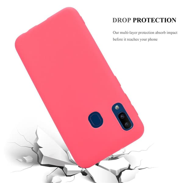 Samsung Galaxy A10e / A20e Skal Fodral Case Cover Mobilskydd av flexibelt TPU-silikon