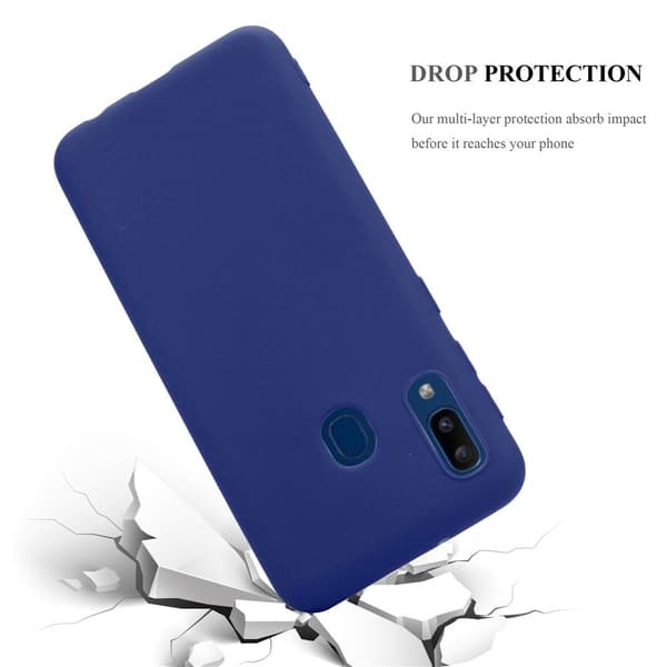 Samsung Galaxy A10e / A20e Skal Fodral Case Cover Mobilskydd av flexibelt TPU-silikon