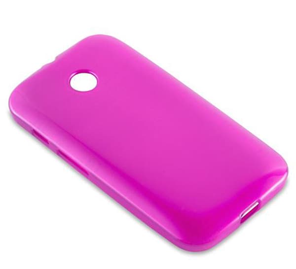 Motorola MOTO E Suojakuori Suojakotelo joustavasta TPU-silikonista harjatulla muotoilulla