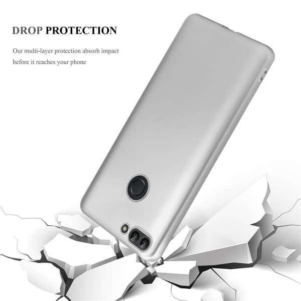 Deksel til Huawei P SMART 2018 / Enjoy 7S Beskyttelsesdeksel laget av fleksibelt TPU-silikon