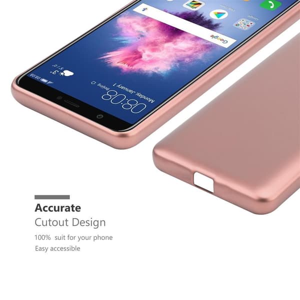 Deksel til Huawei P SMART 2018 / Enjoy 7S Beskyttelsesdeksel laget av fleksibelt TPU-silikon