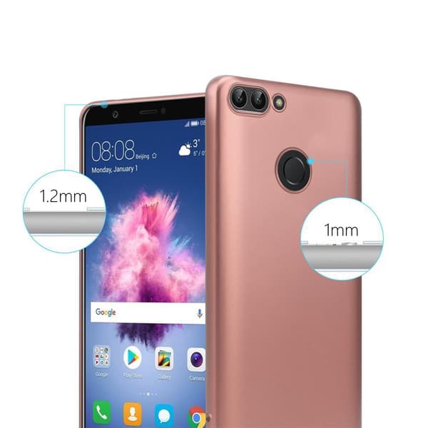 Deksel til Huawei P SMART 2018 / Enjoy 7S Beskyttelsesdeksel laget av fleksibelt TPU-silikon