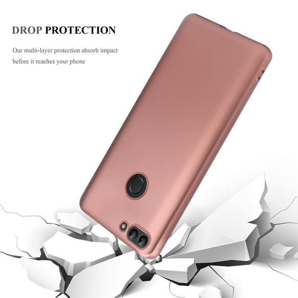 Deksel til Huawei P SMART 2018 / Enjoy 7S Beskyttelsesdeksel laget av fleksibelt TPU-silikon