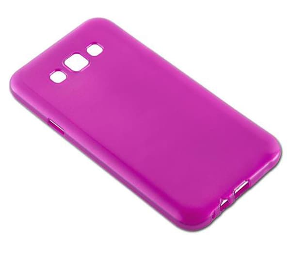 Samsung Galaxy E7 Suojakuori Suojakotelo joustavasta TPU-silikonista harjatulla muotoilulla