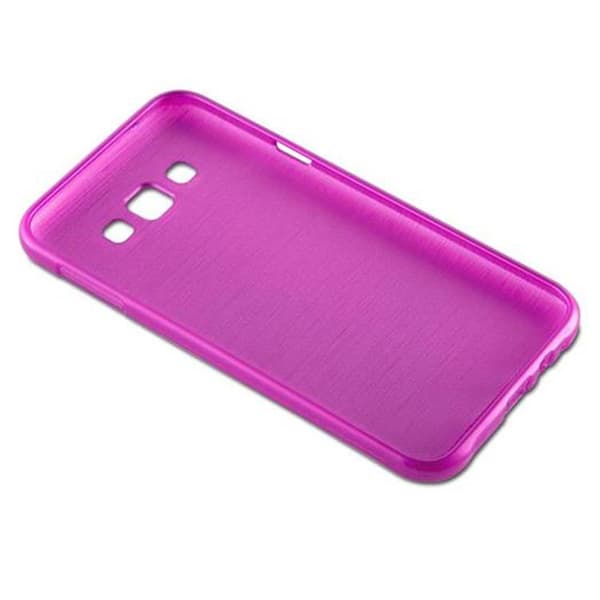 Samsung Galaxy E7 Suojakuori Suojakotelo joustavasta TPU-silikonista harjatulla muotoilulla