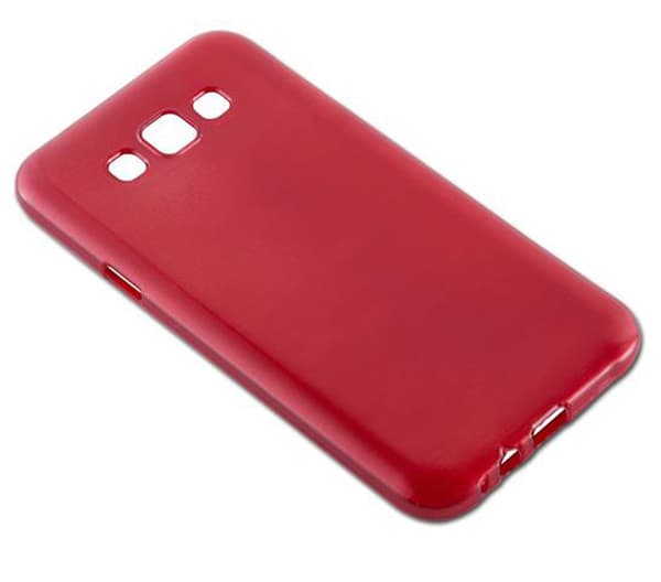 Samsung Galaxy E7 Suojakuori Suojakotelo joustavasta TPU-silikonista harjatulla muotoilulla