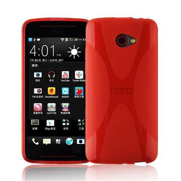HTC BUTTERFLY S Etui Case Cover () CANDY ÆBLE RØD