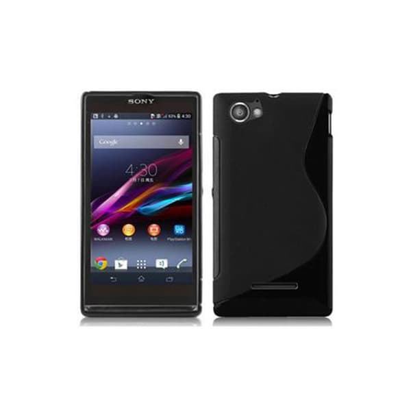Deksel til Sony Xperia M Beskyttelsesdeksel av fleksibelt TPU-silikon i S-Line-design