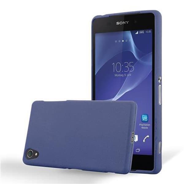 Sony Xperia Z1 Suojakuori Suojakotelo Case Cover FROST SININEN
