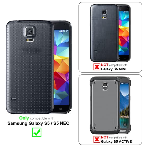 Samsung Galaxy S5 / S5 NEO Skal Fodral Mobilskydd av flexibelt TPU-silikon