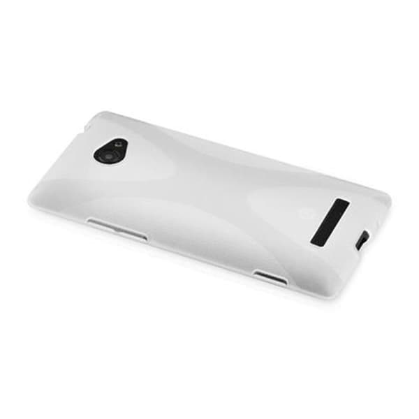 HTC Windows Phone 8X Suojakuori Suojakotelo joustavasta TPU-silikonista X-Line-muotoilussa
