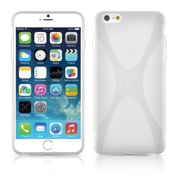 iPhone 6 PLUS / 6S PLUS Skal Fodral Skal Mobilskydd av flexibelt TPU-silikon HALV TRANSPARENT