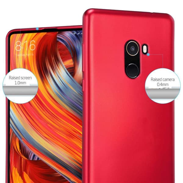 Deksel til Xiaomi Mi MIX 2 Beskyttelsesdeksel laget av fleksibelt TPU-silikon
