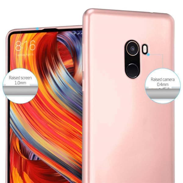 Deksel til Xiaomi Mi MIX 2 Beskyttelsesdeksel laget av fleksibelt TPU-silikon