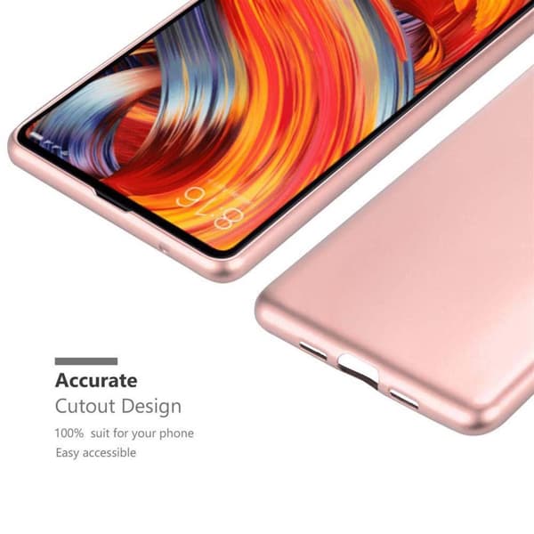 Deksel til Xiaomi Mi MIX 2 Beskyttelsesdeksel laget av fleksibelt TPU-silikon