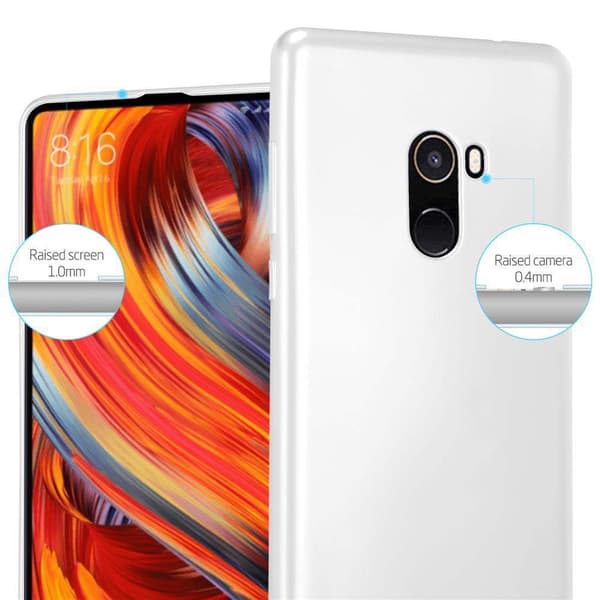 Deksel til Xiaomi Mi MIX 2 Beskyttelsesdeksel laget av fleksibelt TPU-silikon