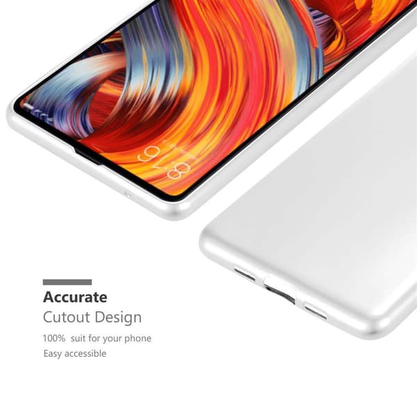 Deksel til Xiaomi Mi MIX 2 Beskyttelsesdeksel laget av fleksibelt TPU-silikon