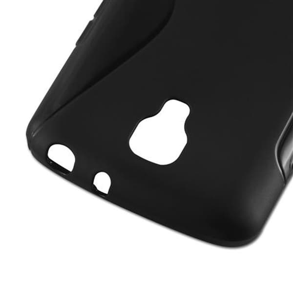 Deksel til LG F70 Beskyttelsesdeksel av fleksibelt TPU-silikon i S-Line-design