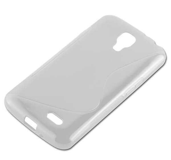 Deksel til LG F70 Beskyttelsesdeksel av fleksibelt TPU-silikon i S-Line-design