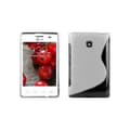 Miniatyrbild 1 av 3: LG L3 II (1. SIM) Skal Fodral Skal Mobilskydd av flexibelt TPU-silikon Case Cover
