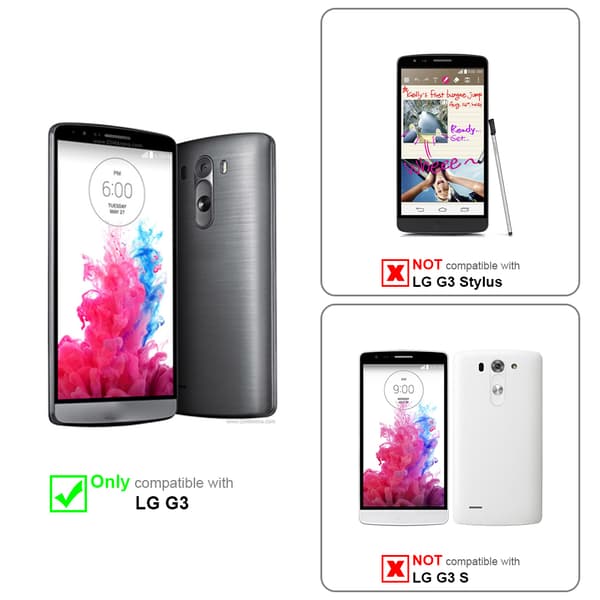 LG G3 Suojakuori Suojakotelo joustavasta TPU-silikonista S-Line-muotoilussa