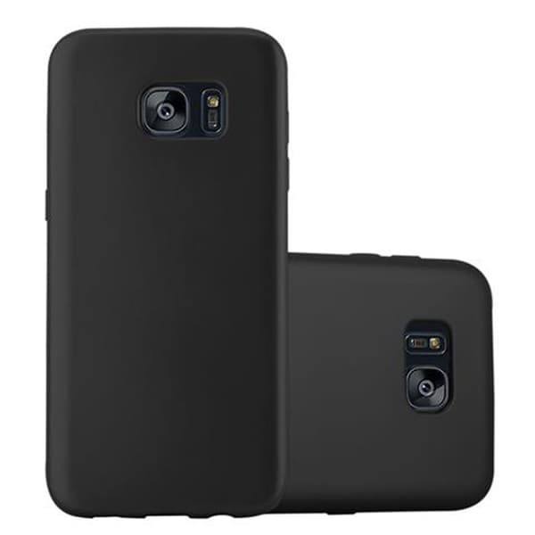 Samsung Galaxy S7 EDGE Cover Etui Case () METALLISK SORT