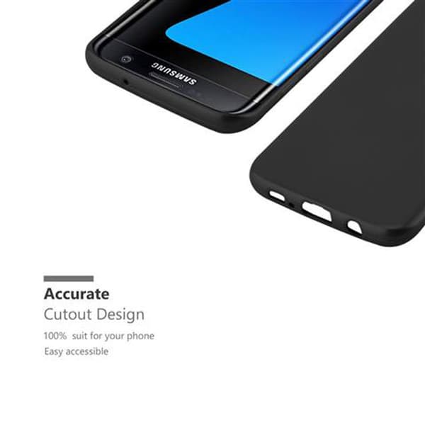 Deksel til Samsung Galaxy S7 EDGE Beskyttelsesdeksel laget av fleksibelt TPU-silikon