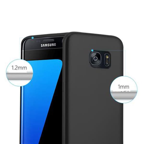 Deksel til Samsung Galaxy S7 EDGE Beskyttelsesdeksel laget av fleksibelt TPU-silikon