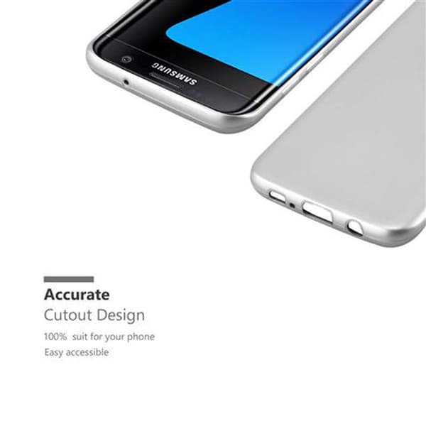 Deksel til Samsung Galaxy S7 EDGE Beskyttelsesdeksel laget av fleksibelt TPU-silikon
