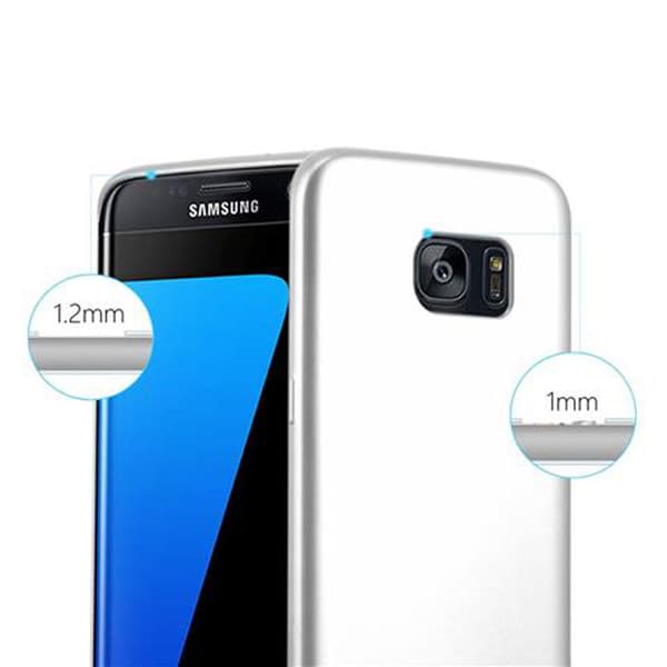 Deksel til Samsung Galaxy S7 EDGE Beskyttelsesdeksel laget av fleksibelt TPU-silikon