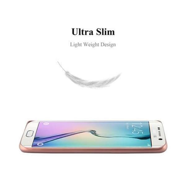 Samsung Galaxy S6 EDGE Skal Fodral Mobilskydd av flexibelt TPU-silikon
