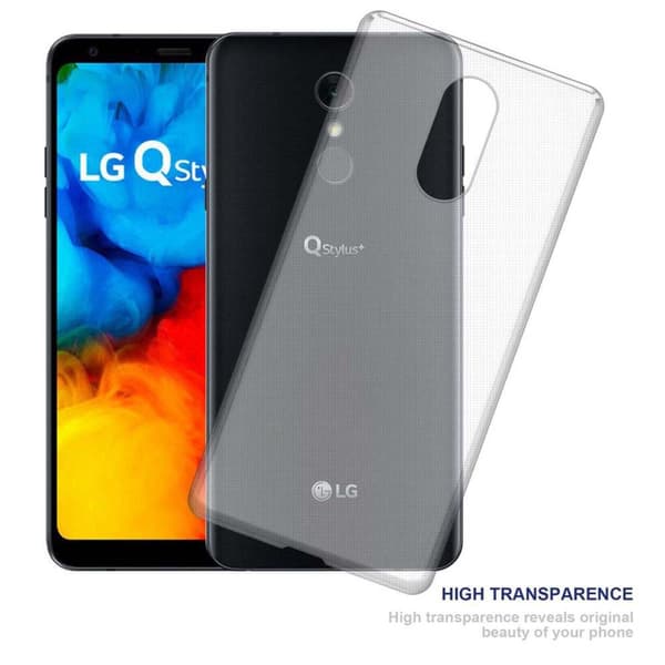 LG Q STYLUS Suojakuori Suojakotelo valmistettu joustavasta TPU-silikonista