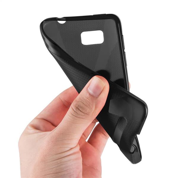 HTC ONE SU Suojakuori Suojakotelo joustavasta TPU-silikonista X-Line-muotoilussa