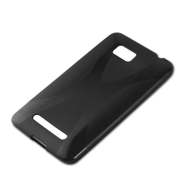 HTC ONE SU Suojakuori Suojakotelo joustavasta TPU-silikonista X-Line-muotoilussa