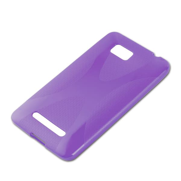 HTC ONE SU Suojakuori Suojakotelo joustavasta TPU-silikonista X-Line-muotoilussa