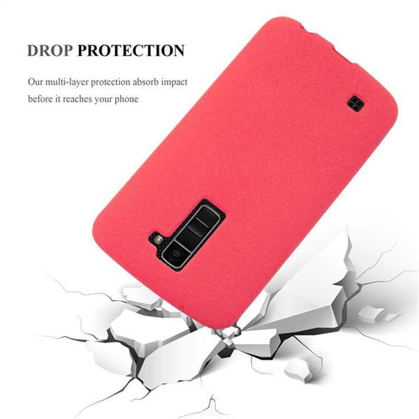 LG K10 2016 Skal Fodral Mobilskydd av flexibelt TPU-silikon