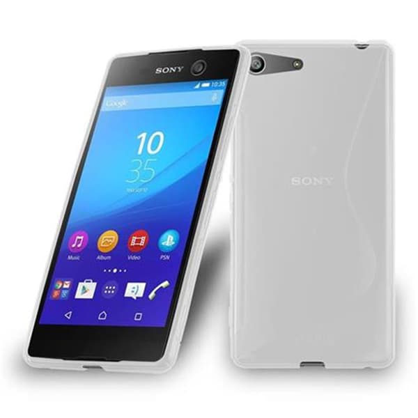 Sony Xperia M5 Suojakuori Suojakotelo joustavasta TPU-silikonista S-Line-muotoilussa