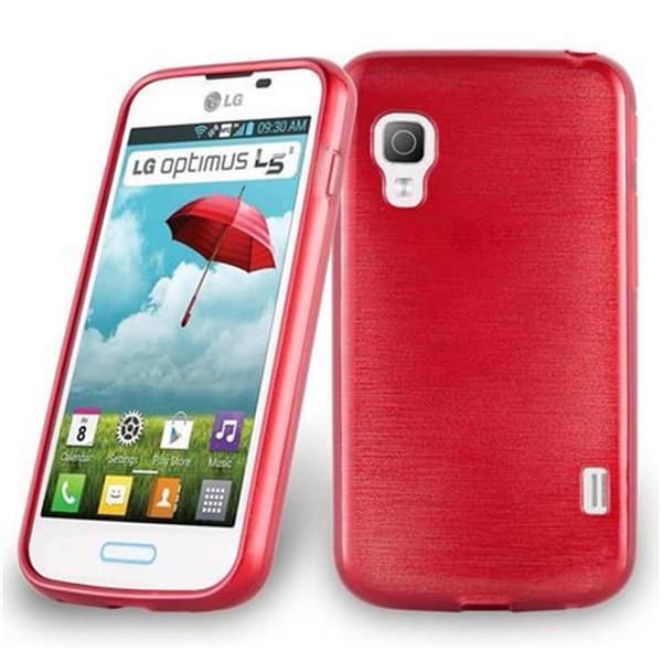 LG L5 II (2. SIM) Skal Fodral Case Cover Skyddsfodral Fodral Mobilskydd av flexibelt TPU-silikon