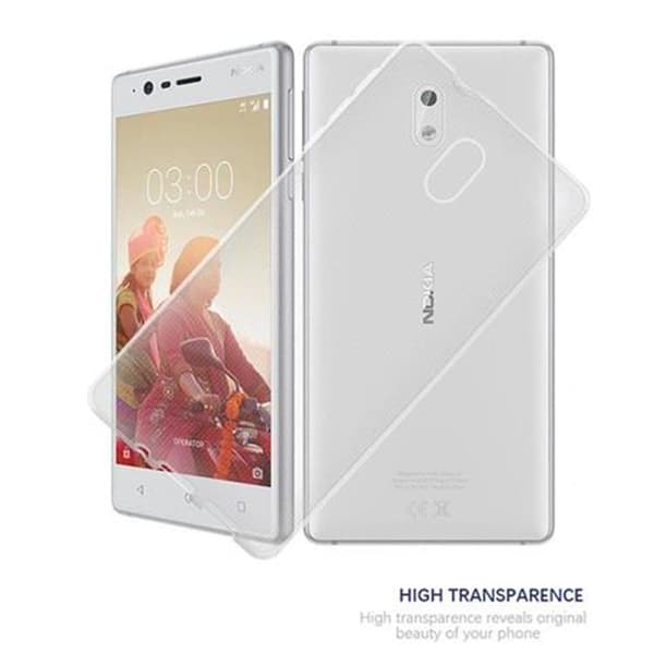 Nokia 3 2017 Suojakuori Suojakotelo valmistettu joustavasta TPU-silikonista
