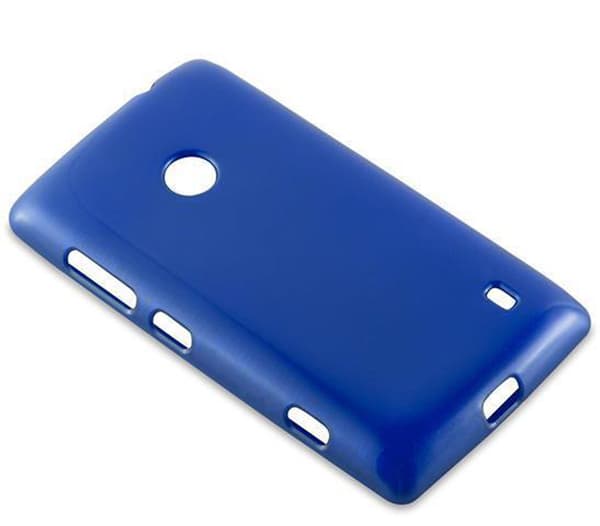 Nokia Lumia 525 Suojakuori Suojakotelo joustavasta TPU-silikonista harjatulla muotoilulla