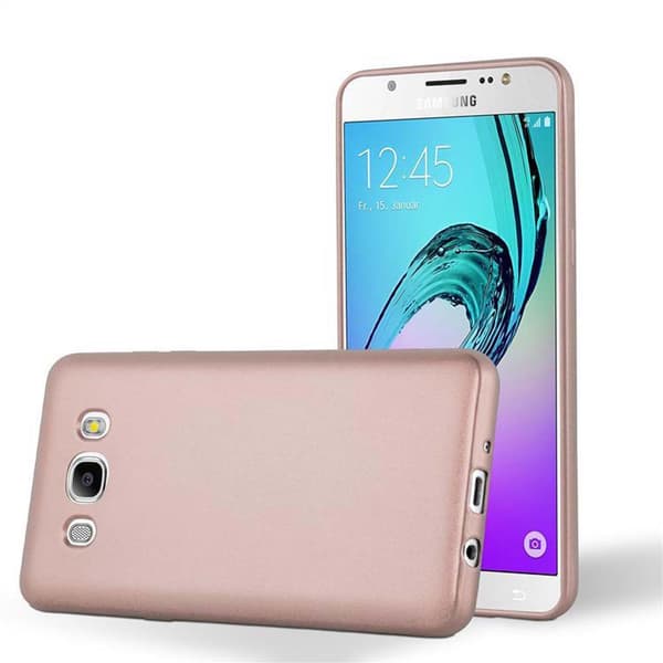 Samsung Galaxy J5 2016 Cover Etui Case () METALLISK ROSEGULD